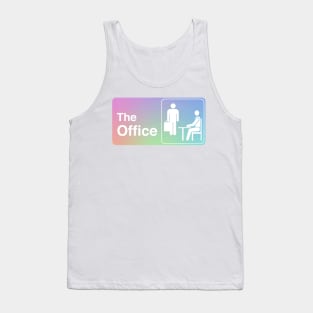 "The Office" Rainbow Pastel Logo Tank Top